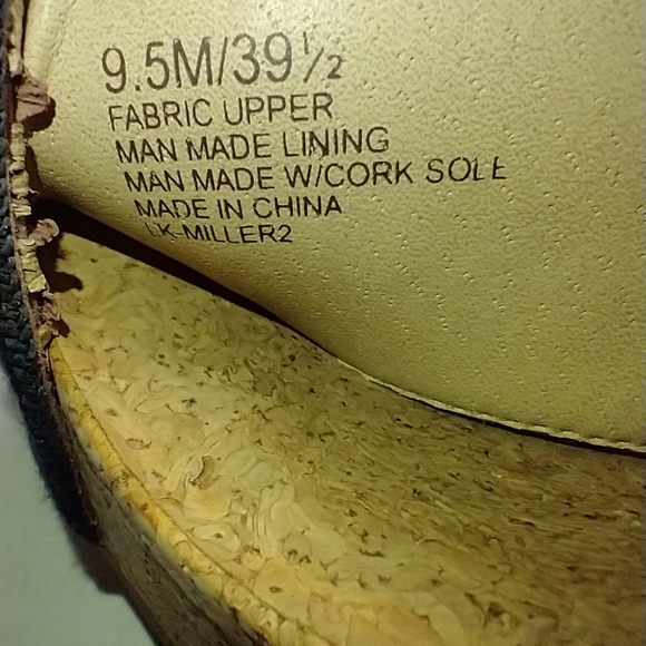 Lucky Brand Miller 2 Platform Wedge Sandals Women's sz 9.5M. - Picture 9 of 10